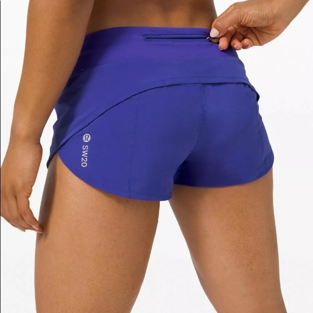 NEW Seawheeze 2020 speed shorts lazurite 4 Lululemon blue purple RARE NEW